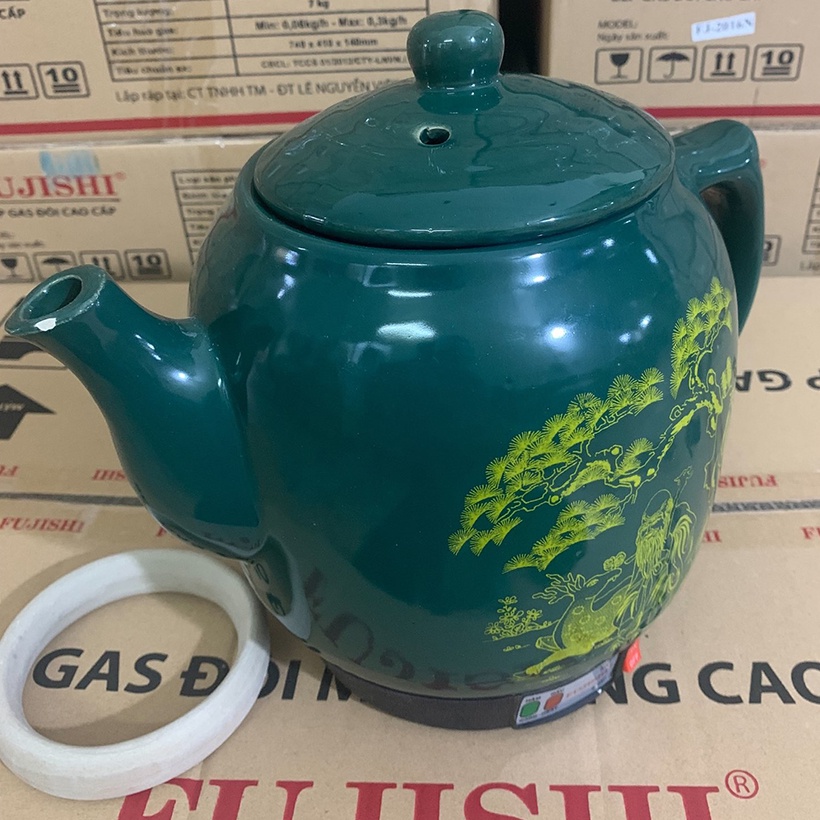 Siêu sắc thuốc GỐM SỨ BÁT TRÀNG Fujishi 3.2 lít HK-066 -  - Ấm thuốc điện nấu tự động ngắt