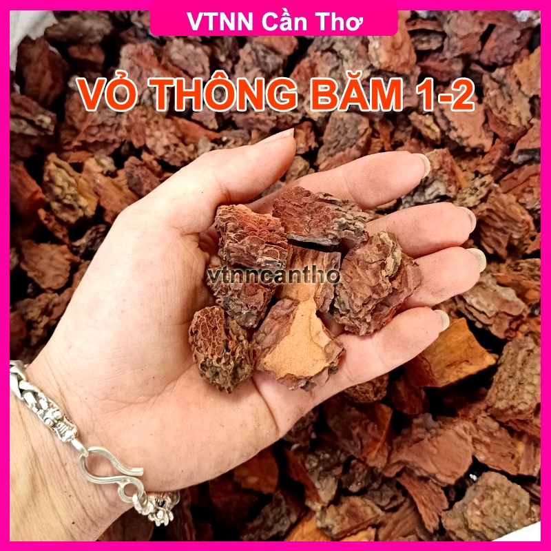 1kg Vỏ Thông Đỏ Trồng Lan (Size 1-2cm, Đã Xử Lý) - VTNN Cần Thơ