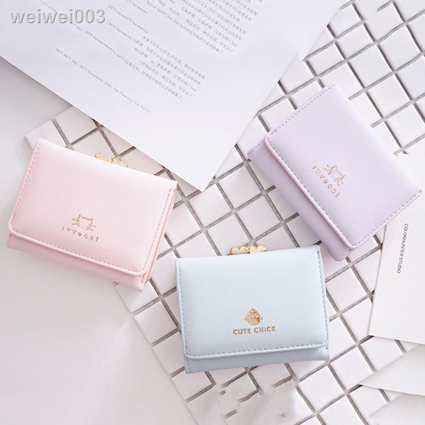 Ví Da PU Mềm Nhiều Ngăn Đựng Tiền Xu Điện Thoại Kiểu Nhật Bản Dễ Thương Cho Bạn Gái