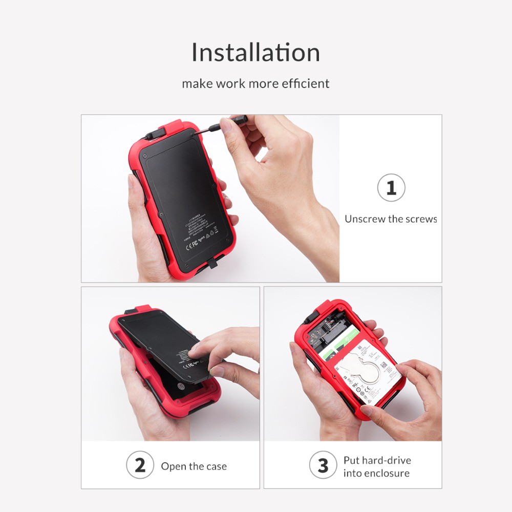 Hộp Đựng Ổ Cứng Ngoài Trời Orico 2.5 Inch Hdd Sata 3.0 Đến Usb Hdd &amp; Ssd