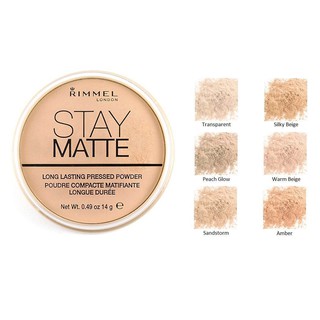 Phấn phủ rimmel stay matte pressed powder