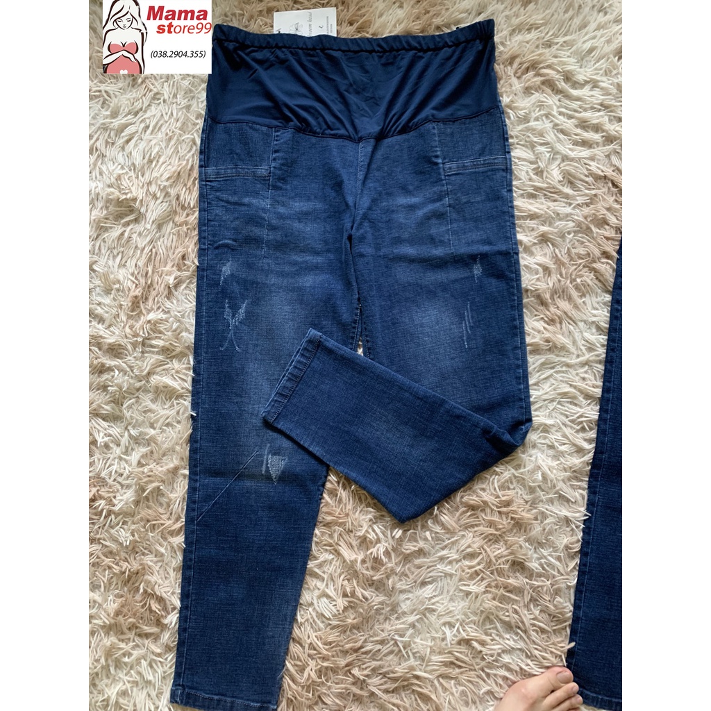 Quần Bầu Công Sở Cạp Chéo. Quần Jean Bầu Thời Trang Loại 1 Mềm, Co Giãn Size Từ 38 Đến Dưới 72kg HN0135 Mama Store99