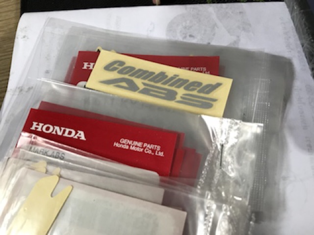 Tem ABS combined zin chính hãng Honda