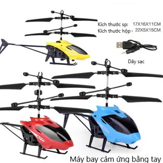 Máy bay trực thăng điều khiển cảm ứng bằng tay + Tặng kèm Cáp sạc