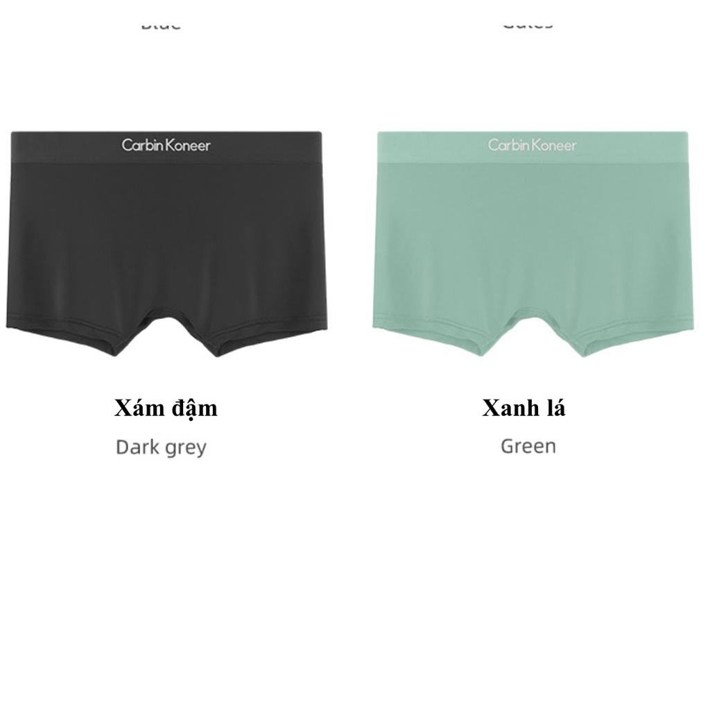 Quần Sịp Boxer thun lạnh CarbinKoneer cho Nữ/ Tomboy, đơn giản, basic
