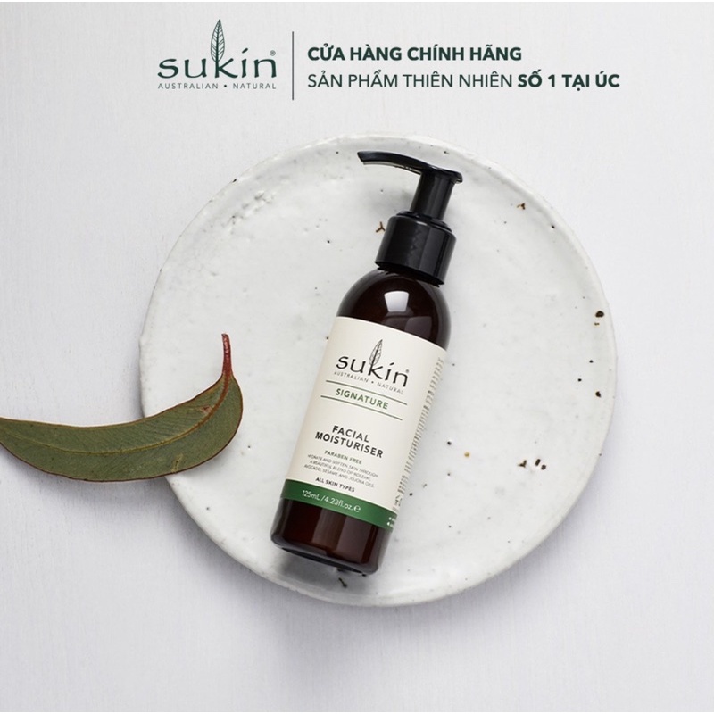 Kem dưỡng ẩm dành cho da mặt Sukin Facial Moisturiser 125ml