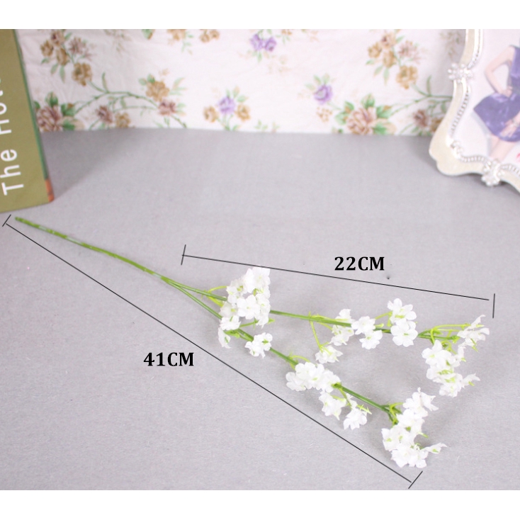 Bó Hoa Gypsophila Giả 41cm Trang Trí Tiệc Cưới