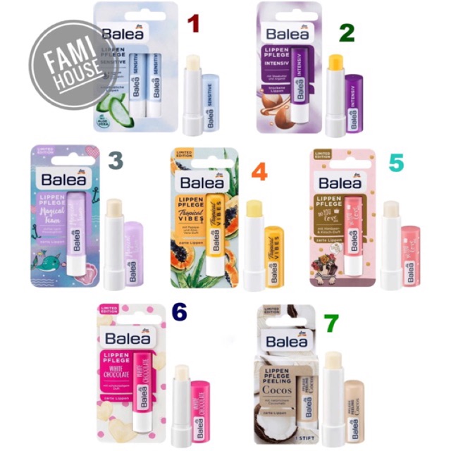 [Có Bill] SON DƯỠNG MÔI BALEA nội địa Đức