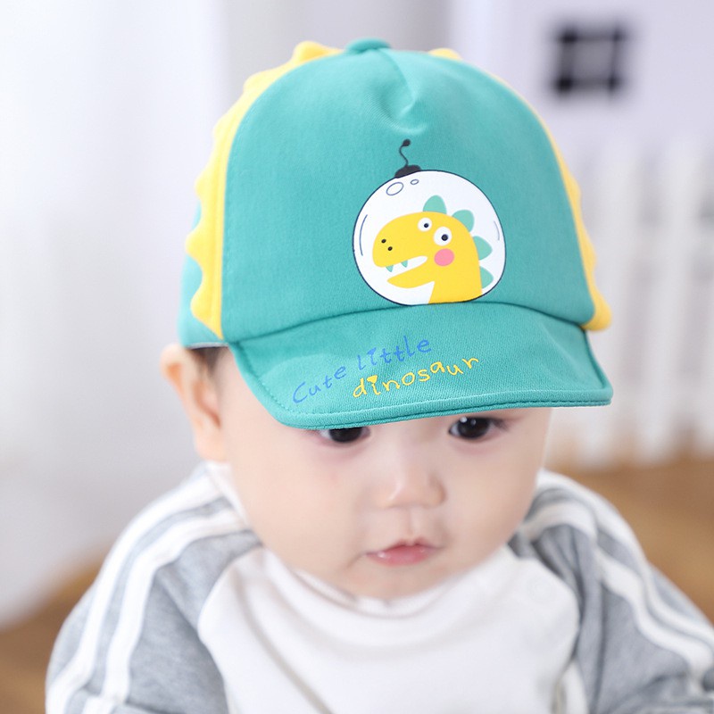 Mũ lưỡi trai khủng long Cute Little Dinosaur ngộ nghĩnh đáng yêu cho bé từ 6 tháng đến 2 tuổi