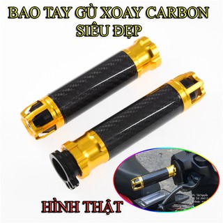 BAO TAY ( TAY GA ) GÙ XOAY CARBON HÀNG CAO CẤP GẮN SHVN , EXCITER , WINNER X –GIÁ 1 CẶP