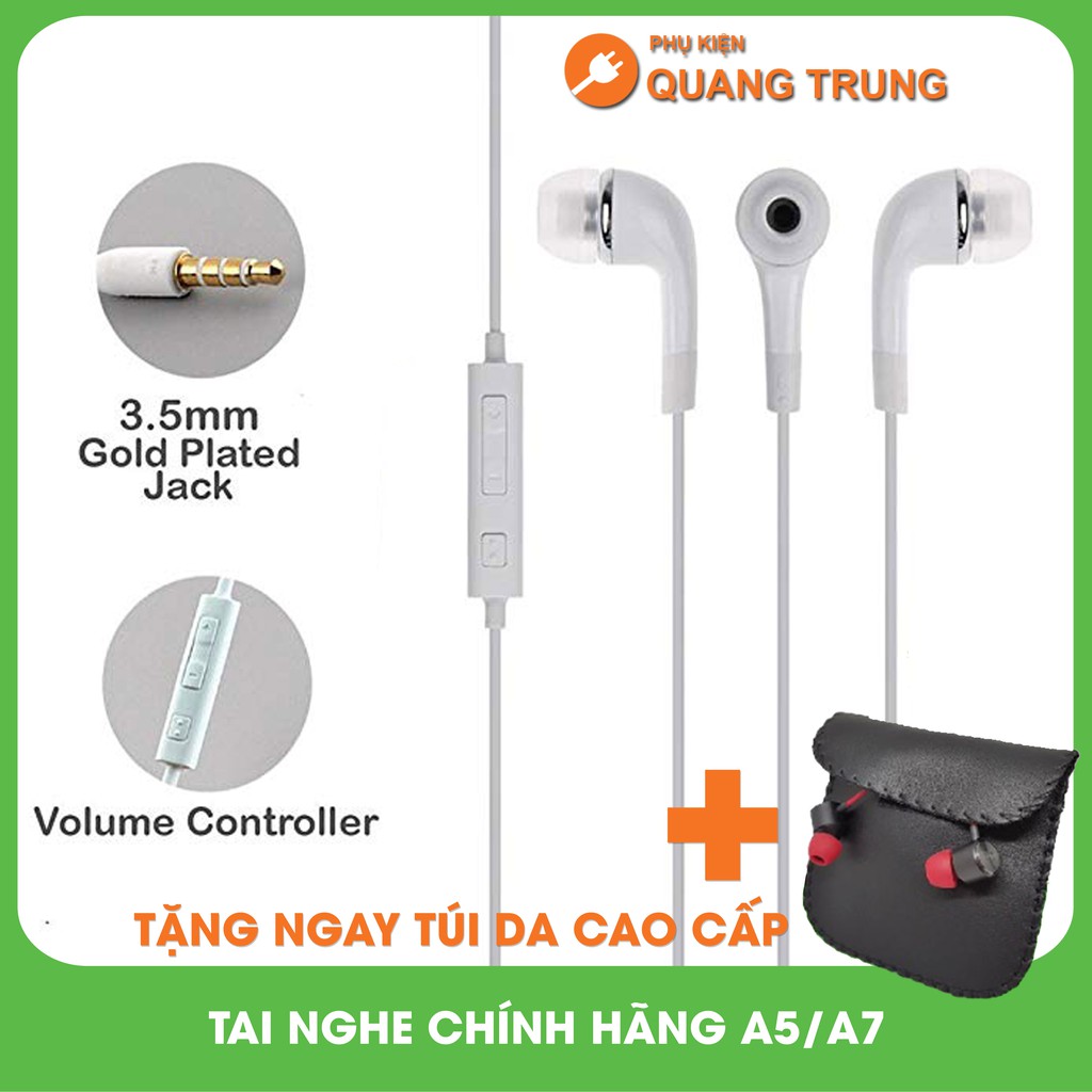 Tai nghe ss chính hãng galaxy C3,C5,A3,A5,A7 âm thanh cực tốt,có mic đàm thoại (TẶNG TÚI DA )