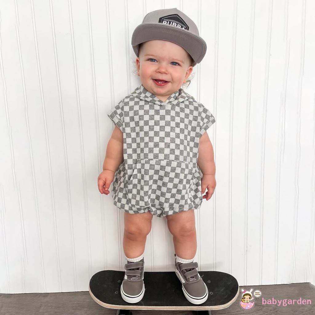 Bộ Áo Liền Quần Tay Ngắn Thoáng Khí Có Mũ Trùm Thoáng Khí Dễ Thương Cho Bé 3 Tháng Tuổi Nhảy 3 Tháng Tuổi