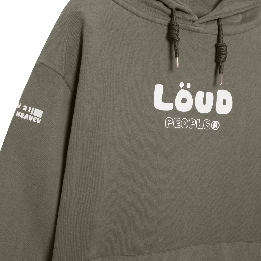 Áo hoodie LOUD Seven Heaven / Xám nâu