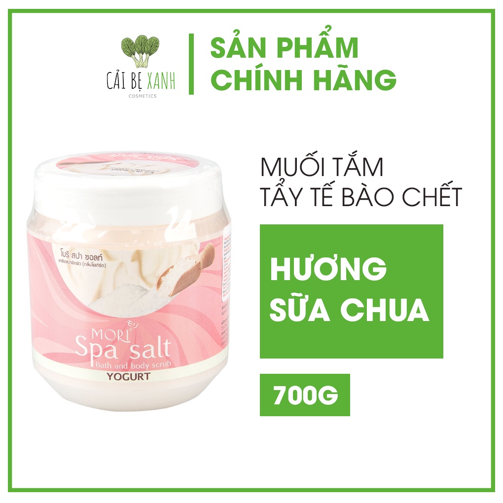 Muối Tắm Tẩy Tế Bào Chết Mori Spa Salt Bath & Body Scrub 8 mùi hương 700g