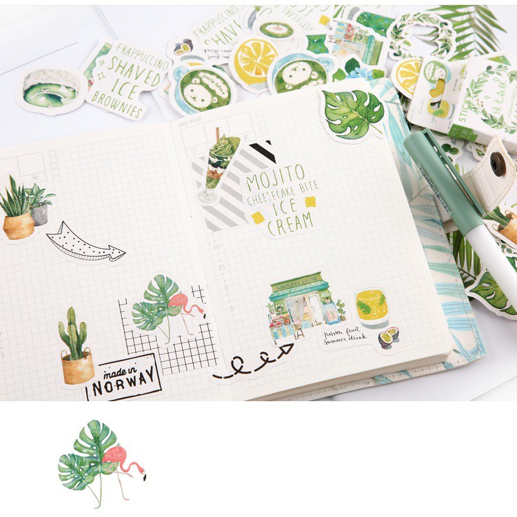 Hộp 46 sticker giấy SH4604 Gachini