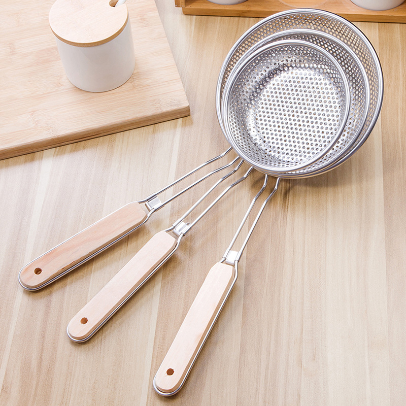 Colander Vá vớt mì nui pasta có bộ lọc dùng trong nấu ăn