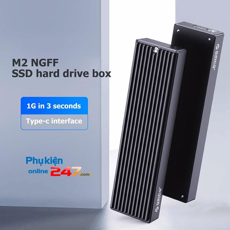 Box chuyển SSD M2 Sata sang USB 3.0 - Biến SSD M.2 thành ổ cứng di động