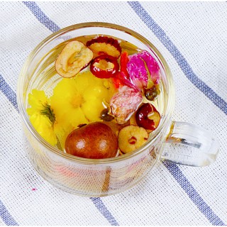 Set 3 hộp trà Bát Bảo Hoa Hồng tặng kèm bình or trà (dưỡng nhan,an thần giảm mệt mỏi )