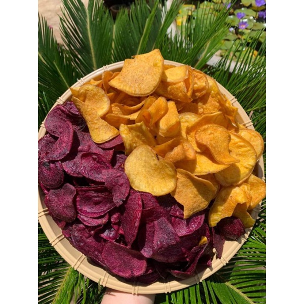 Khoai lang sấy mật mix 2 loại 500g