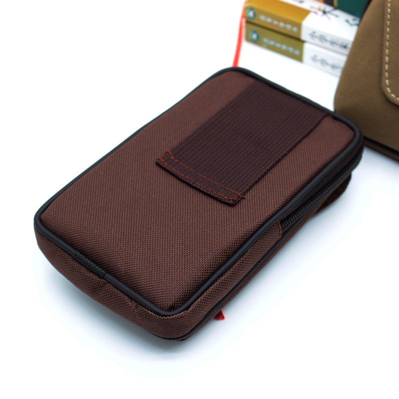 Túi Đeo Hông Đựng Điện Thoại Bằng Vải Canvas Tiện Dụng