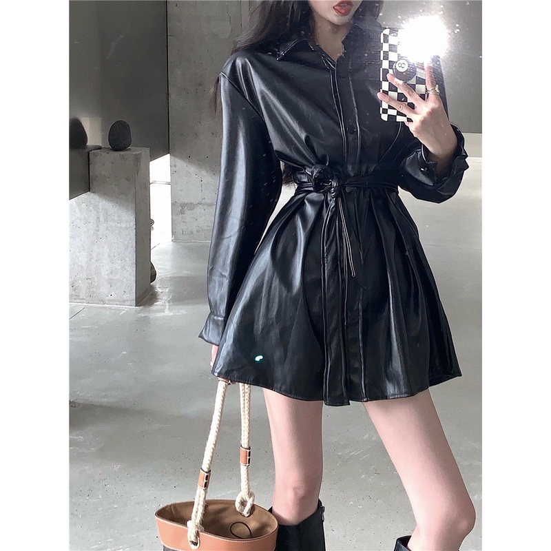 Áo sơ mi da siêu hot 2022