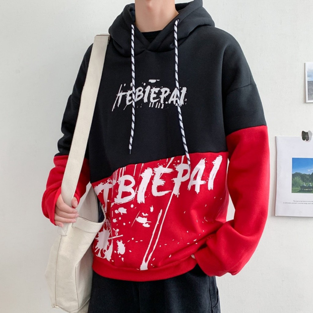 ÁO HOODIE unisex phối in TEBIEPAI | BigBuy360 - bigbuy360.vn