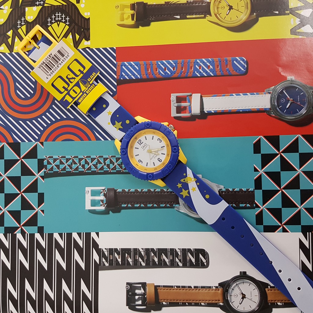 Đồng hồ trẻ em Q&Q Citizen VQ96J018Y dây nhựa thương hiệu Nhật Bản | BigBuy360 - bigbuy360.vn