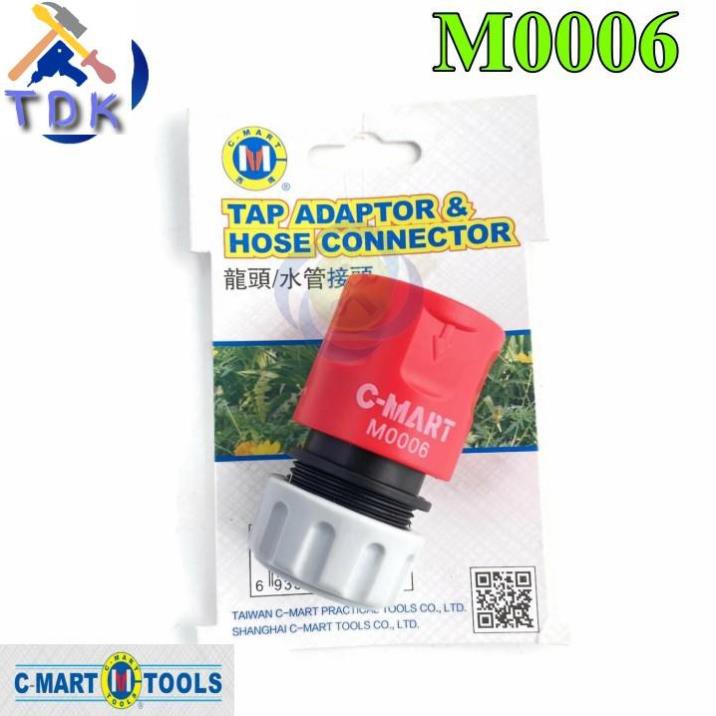 Đầu nối ống nước nhanh C-Mart M0006 sử dụng ống mềm 13mm