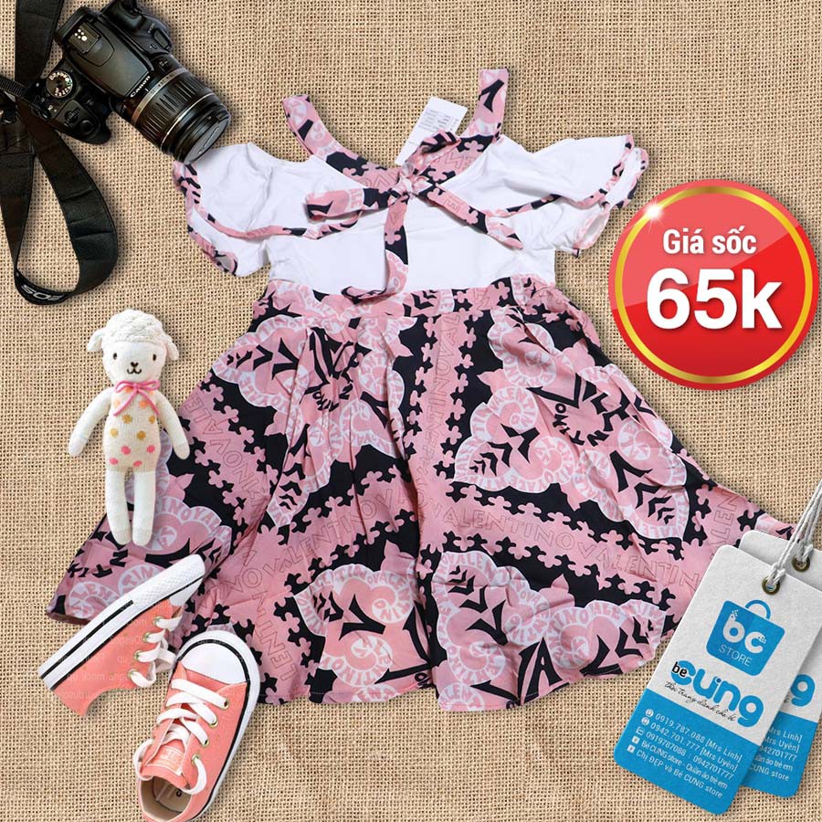 Váy đầm đũi lụa bé gái size cho bé 22 – 30kg (hình ảnh thật do shop tự chụp)