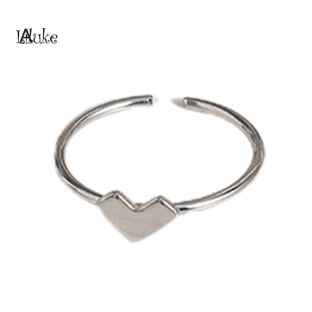 Nhẫn Hợp Kim Mạ Vàng / Bạc Kiểu Dáng Đơn Giản Thời Trang Cho Nữ