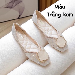 Giày búp bê óng ánh