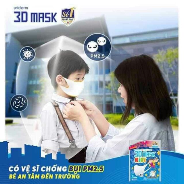 Khẩu Trang Trẻ Em 3D M@sk Kids | BigBuy360 - bigbuy360.vn