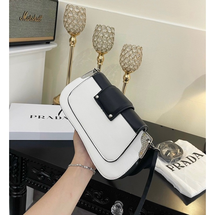 Túi Pra.da Kẹp Nách FULL BOX Phom Xịn Phụ Kiện Như Hình QSTX0252