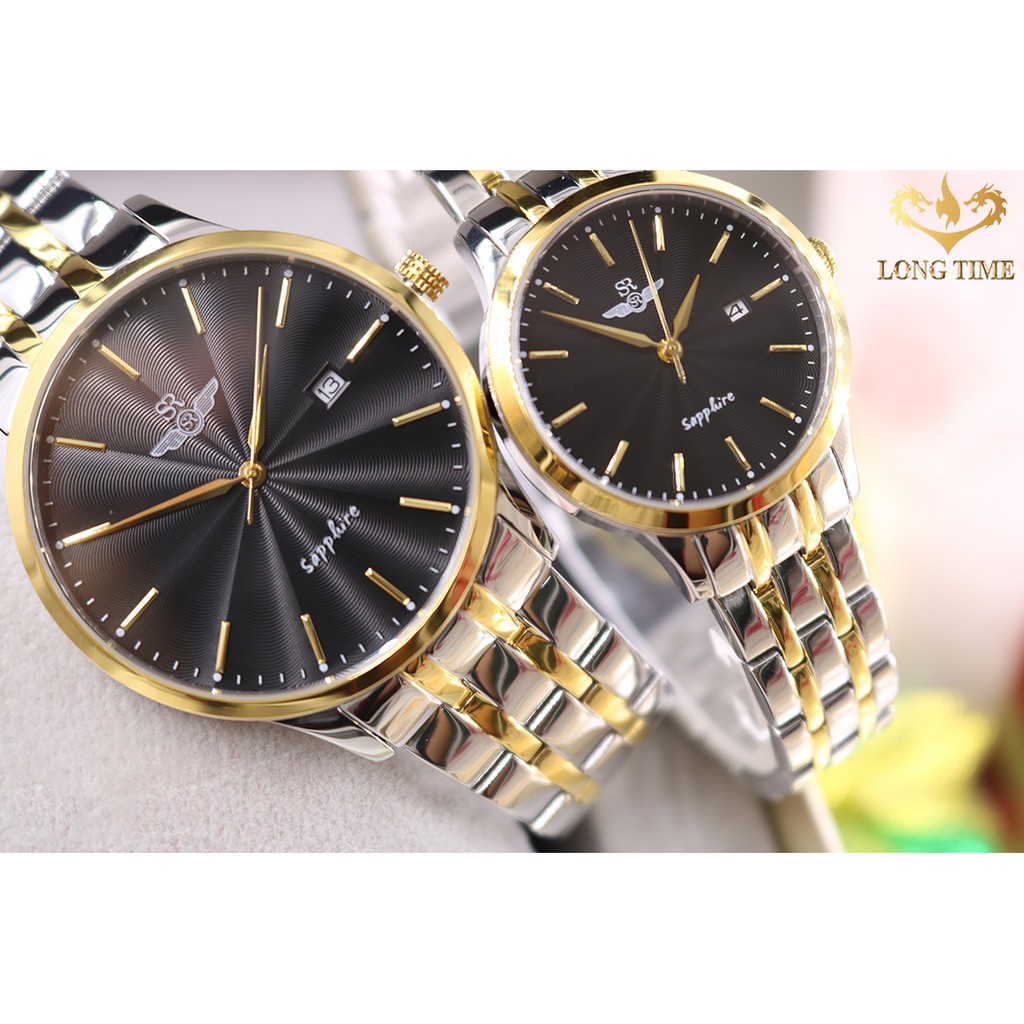 Đồng hồ đôi SRWATCH SG1076.1201TE - SL1076.1201TE mặt kính Sapphire chống trầy chống