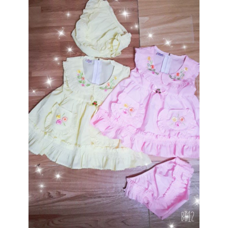 Set bộ tiểu thư bé gái 4-8kg, đầm bé gái đầy tháng