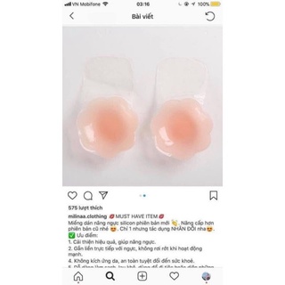 Miếng dán nhũ hoa có nâng ngực