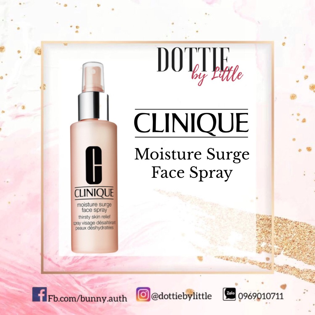 [BILL US] Xịt khoáng dưỡng ẩm Clinique Moisture Surge Face Spray