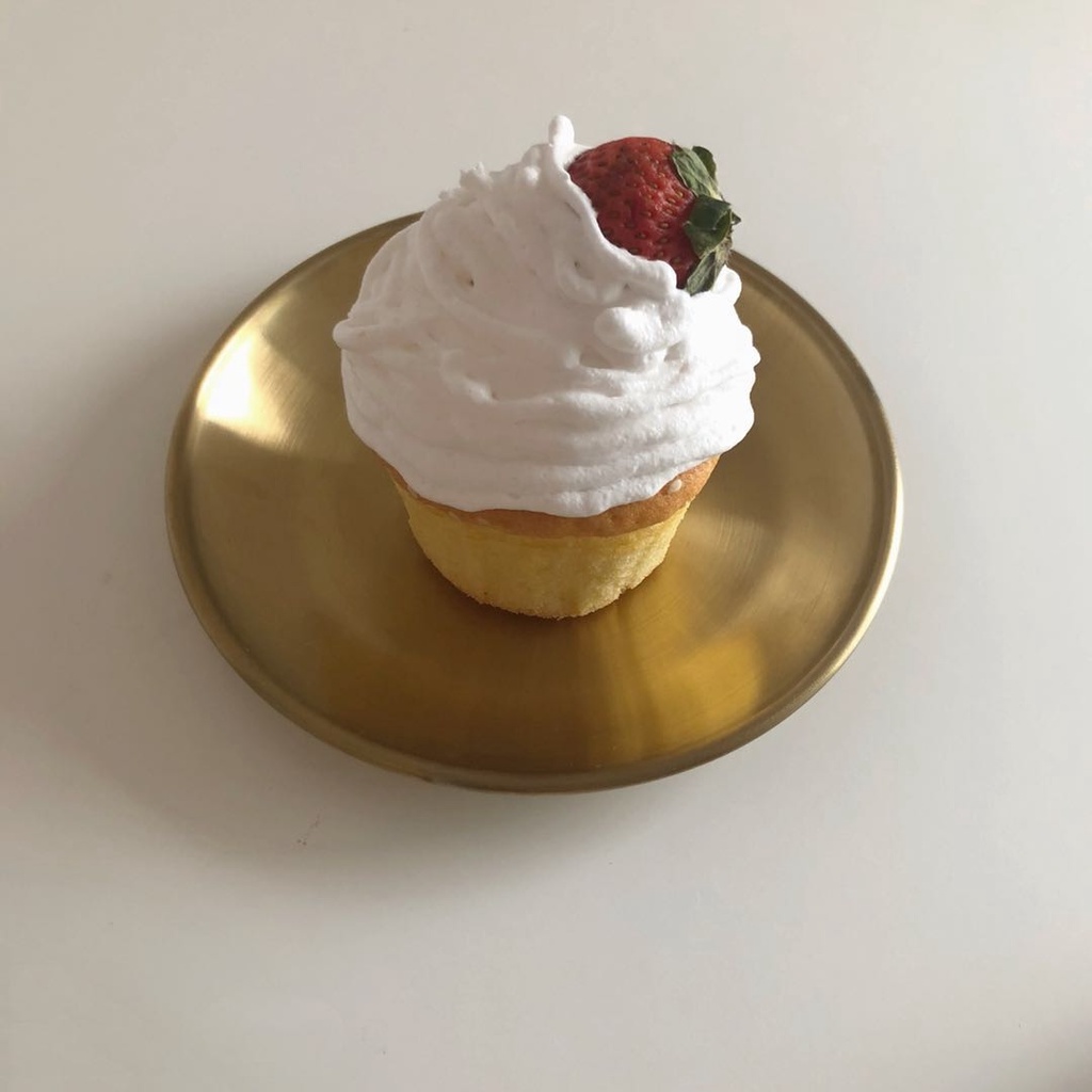 Đĩa Đựng Cà Phê / Trang Sức Bằng Thép Không Gỉ Màu Trơn Phong Cách Bắc Âu Sang Trọng