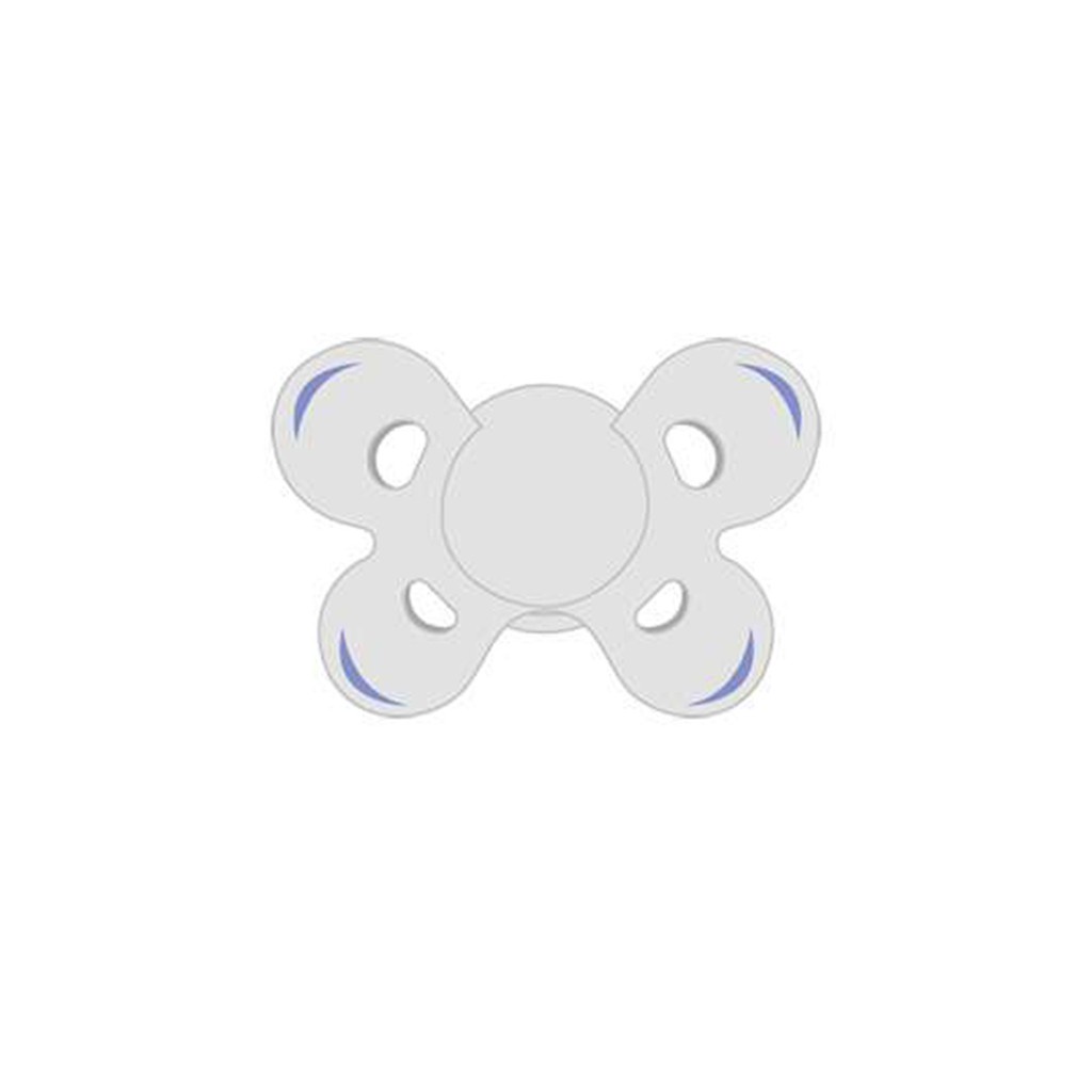 Ty ngậm Chicco silicon Physio Comfort màu hồng/Màu xanh 0 - 6M