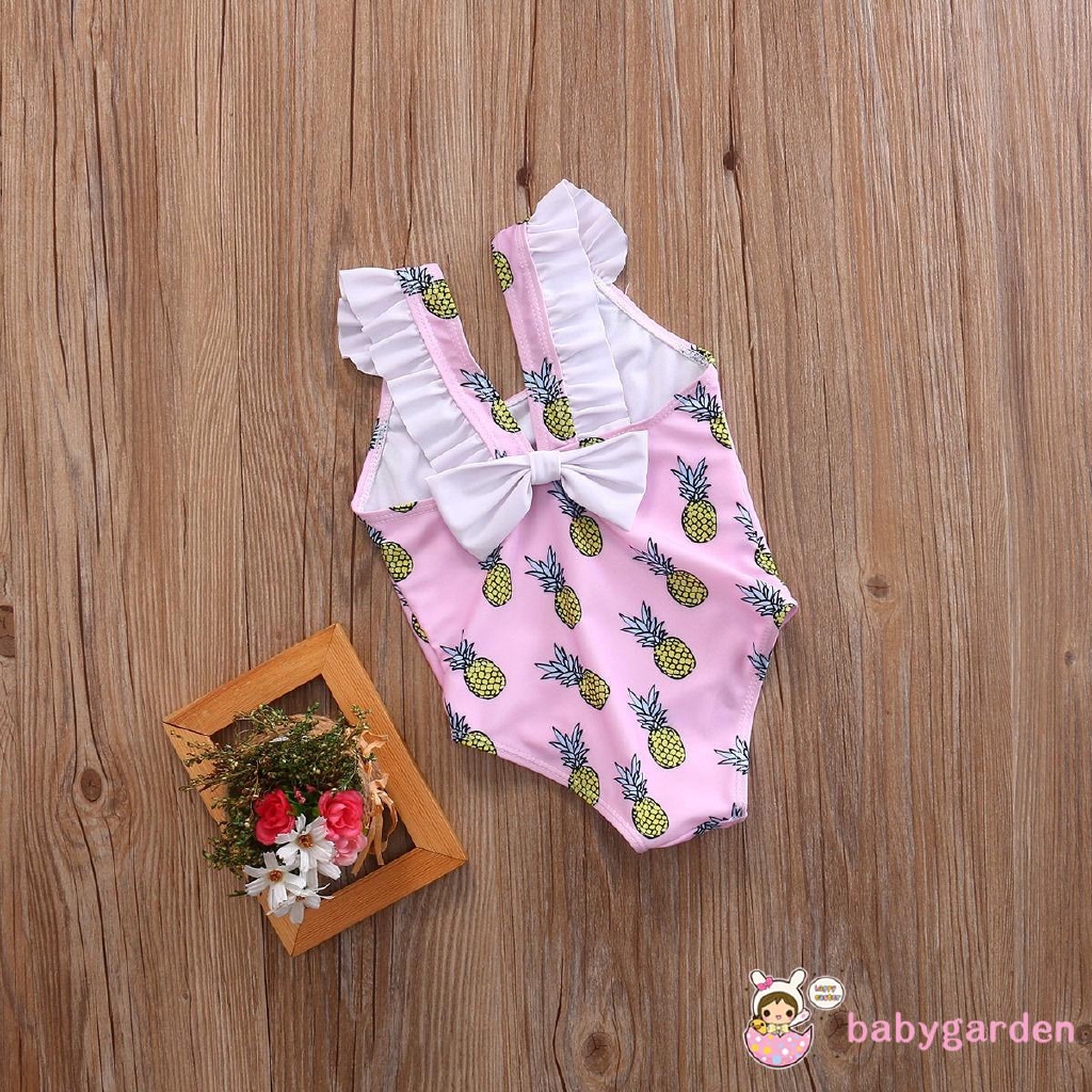 Bộ Đồ Bơi Gồm Áo Và Quần Bơi In Họa Tiết Hoa Dành Cho Bé Gái