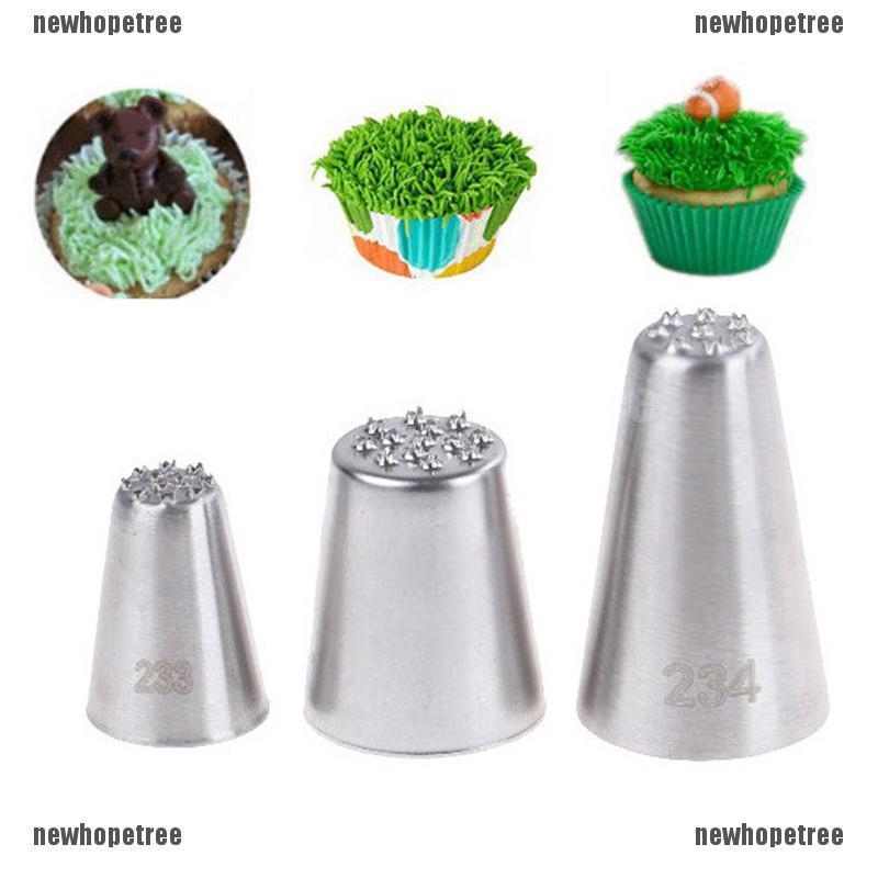 Bộ 1/3 đầu bắt bông kem trang trí chất liệu thép không gỉ