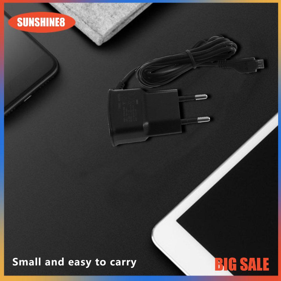 【SUN】Portable 110V-240V EU Plug AC Wall Charger Adapter For Galaxy S2 I9100