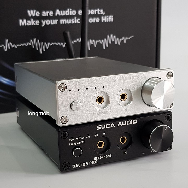 Suca Dac Q5 Pro V2 aptX Đầu Giải Mã Nhạc Số Lossless 192khz/24bit Tặng Dây Usb Canade