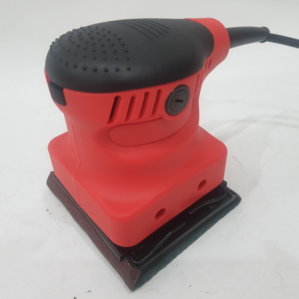 Máy chà nhám gỗ Mitsushi công suất lớn 350w, tốc độ 12000v/p - Máy chà nhám vuông cỡ đĩa 100x110mm