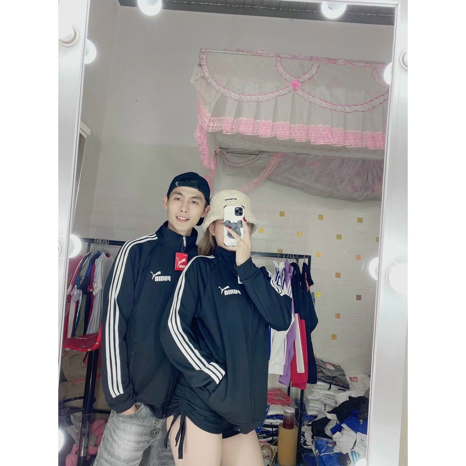 ẢNH THẬT ÁO KHOÁC PUMA UMI NAM NỮ FORM RỘNG