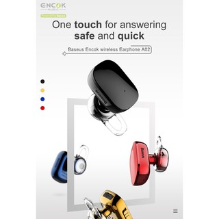 Tai nghe Bluetooth Baseus Earphone A02 cảm ứng siêu gọn