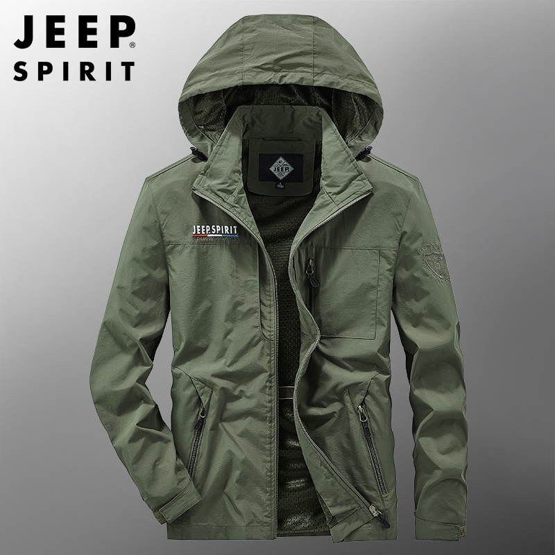 Jeep Áo Khoác Thể Thao Dáng Rộng Thời Trang Xuân Thu Dành Cho Nam