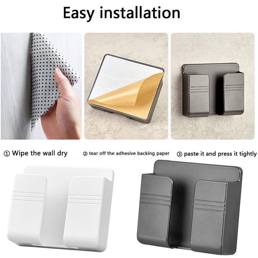 Giá đỡ điều khiển từ xa/điện thoại gắn tường không đục lỗ