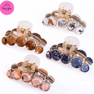 Kẹp tóc Hàn Quốc, cặp tóc đính đá, kẹp dài cho nữ mẫu mới Hichi shop