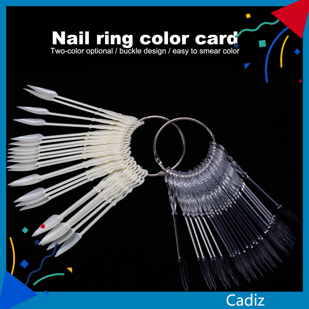 Đầu Móng Tay Giả Hình Quạt Dùng Luyện Tập Trang Trí Móng